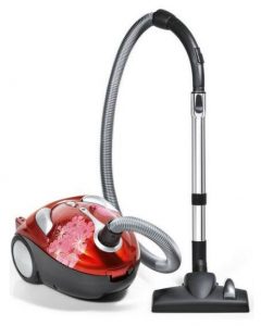 Best Vacuum for Dorm Room - Dirt Devil Tattoo Crimson Bouquet Bagged Canister Vacuum, SD30040BB - Corded