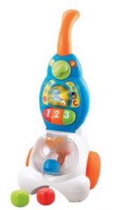 Best Toy Vacuum Cleaner for Kids and Toddlers - VTech Pop and Count Vacuum Push Toy