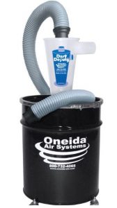 Best Vacuum for Drywall Dust - Oneida Molded Deluxe Dust Deputy Kit With 10-gallon Steel Drum AXD000010