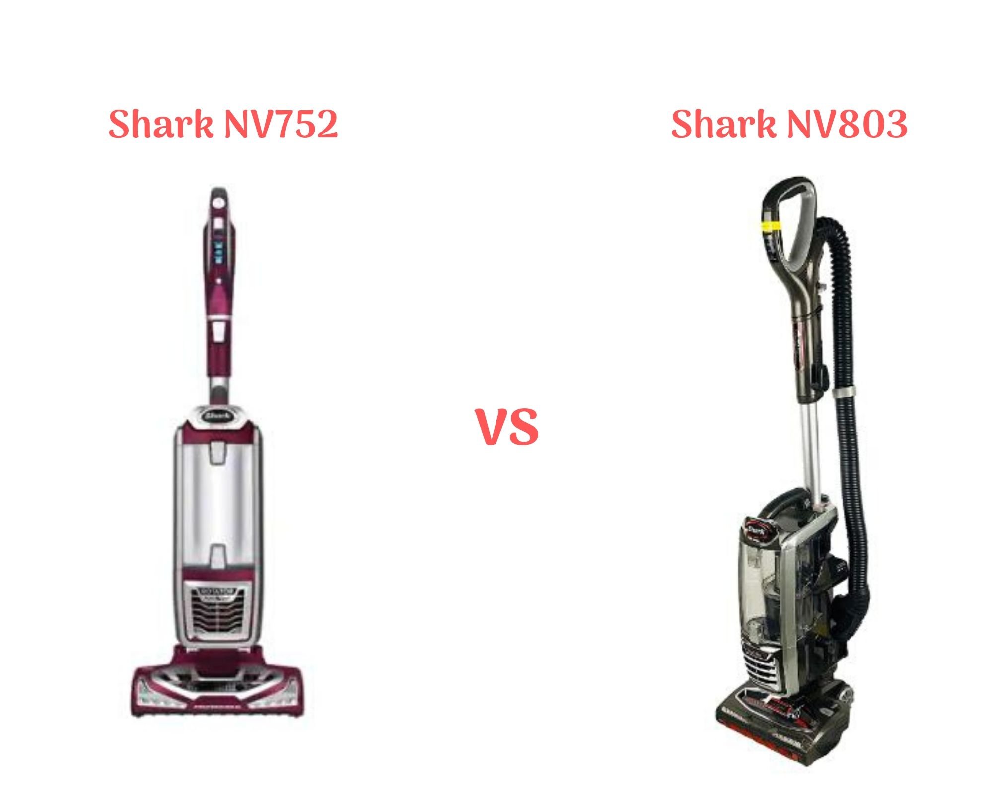 Shark NV752 vs NV803 - Shark Rotator Powered Lift-Away TruePet Upright Vacuum (NV752) vs the Shark DuoClean Powered Lift-Away Speed Upright Vacuum (NV803)