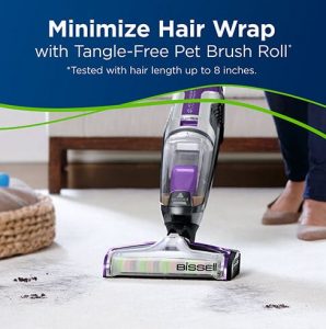 BISSELL Crosswave Pet Pro 2306A Review - Tangle-Free Pet Brush Roll