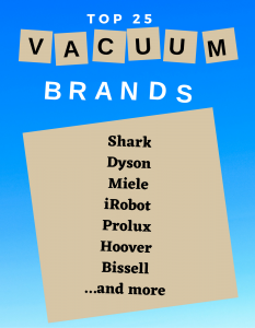 Top 25 Best Vacuum Cleaner Brands